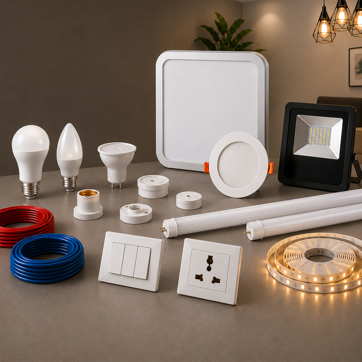 Electrical Supply, Lightings & Bulbs